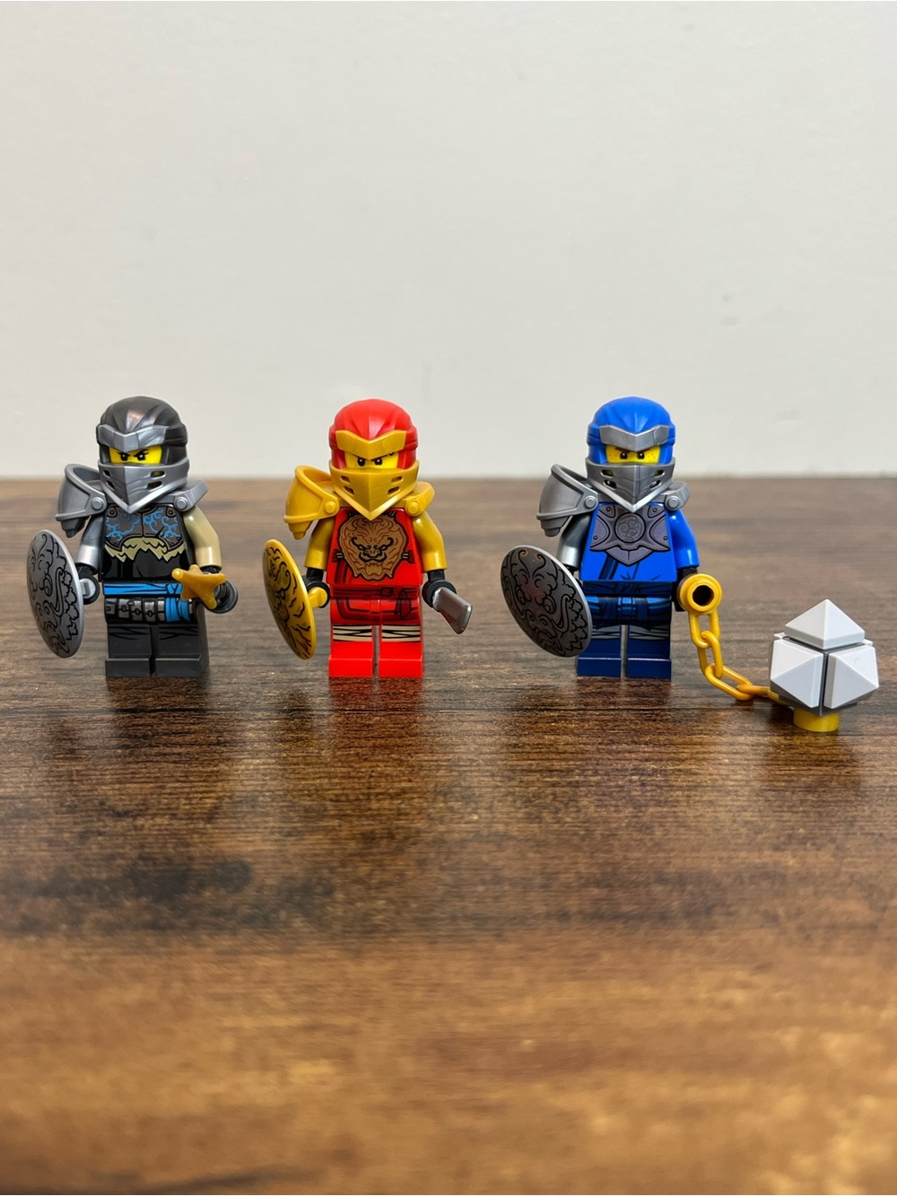 Lego Ninjago Jay, Kai, & Nya Hero Minifigs